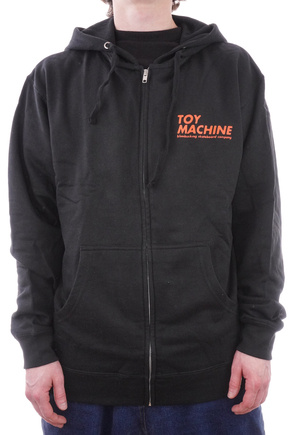 Bluza Toy Machine - Transmissionator zip (black)