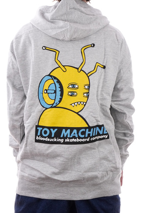 Bluza Toy Machine - Transmissionator zip (grey)