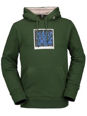 Bluza snowboardowa Volcom - Lango Di Pullover Hoodie Forest