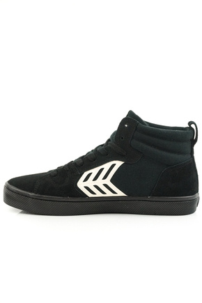 Buty Cariuma - Catiba High Pro (All Black Suede and Canvas Ivory Logo)