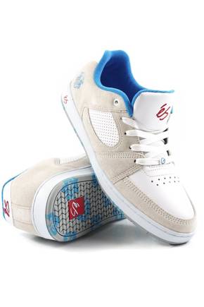 Buty éS -  Accel Slim white/blue/red