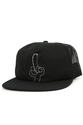 Czapka z daszkiem Emerica - Eff Corporate Trucker black