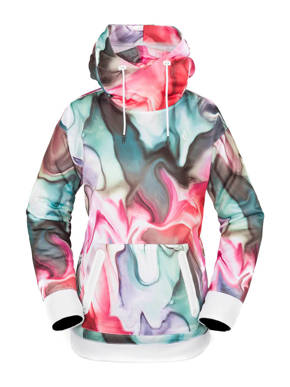 Damska bluza snowboardowa Volcom - Spring Shred HD (nebila print)