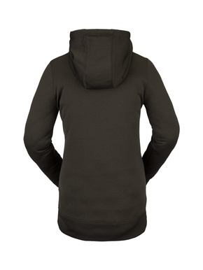 Damska bluza snowboardowa Volcom - Yerba Pullover Fleece (black green)