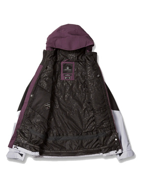 Damska kurtka snowboardowa Volcom - Aris Ins Gore  black plum