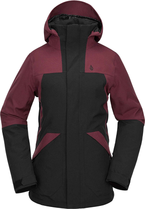 Damska kurtka snowboardowa Volcom - Shelter 3D Stretch (burgundy)