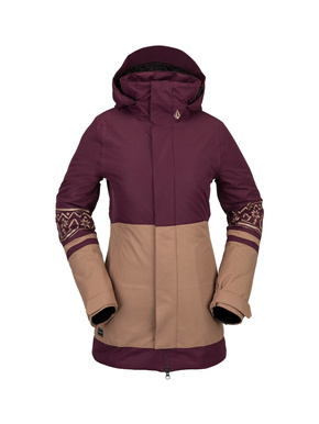 Damska kurtka snowboardowa Volcom - WMN Westland Ins (merlot)