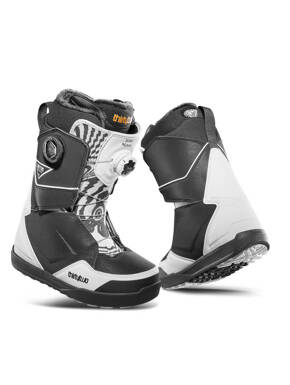 Damskie Buty snowboardowe ThirtyTwo - Lashed Double Boa x Melancon (black/white)