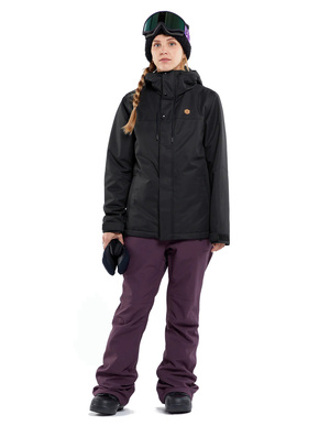 Damskie spodnie snowboardowe Volcom - Swift Bib Overall  (blackberry)