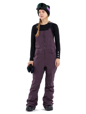 Damskie spodnie snowboardowe Volcom - Swift Bib Overall  (blackberry)