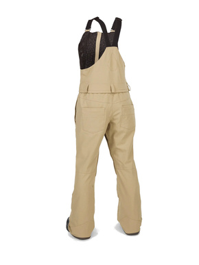 Damskie spodnie snowboardowe Volcom - Swift Bib Overall  (dark khaki)