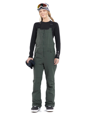 Damskie spodnie snowboardowe Volcom - Swift Bib Overall  (eucalyptus)