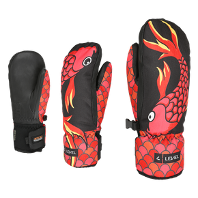 Dziecięce rękawice snowboardowe Level - Vertigo Teen Mitten (red)