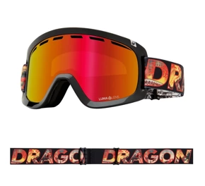 Gogle Dragon D1 OTG - Klash Lumalens Red Ionized & Lumalens Rose Lens