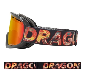 Gogle Dragon D1 OTG - Klash Lumalens Red Ionized & Lumalens Rose Lens