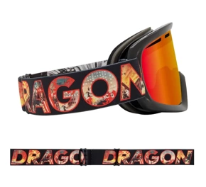 Gogle Dragon D1 OTG - Klash Lumalens Red Ionized & Lumalens Rose Lens