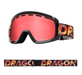 Gogle Dragon D1 OTG - Klash Lumalens Red Ionized & Lumalens Rose Lens