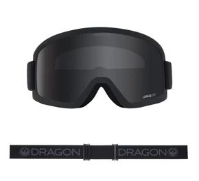 Gogle Dragon DX3 L OTG - Blackout Lumalens Dark Smoke Lens