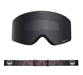 Gogle Dragon R1 OTG - Fire Leaf (LL dark smoke + LL amber free lens) 