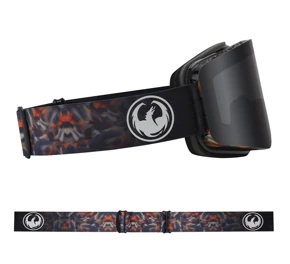 Gogle Dragon R1 OTG - Fire Leaf (LL dark smoke + LL amber free lens) 