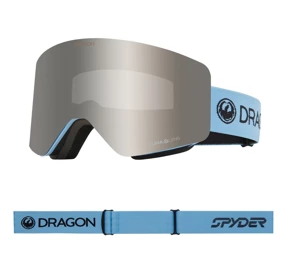 Gogle Dragon R1 OTG x Spyder - Blue Drift Lumalens Silver Ionized & Lumalens Amber Lens