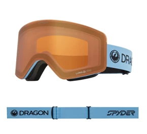 Gogle Dragon R1 OTG x Spyder - Blue Drift Lumalens Silver Ionized & Lumalens Amber Lens