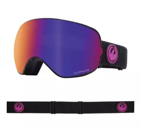 Gogle Dragon X2s - Split (LL purple Ion + LL amber free lens) 