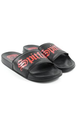 Klapki Spitfire -  OG Slides black/red