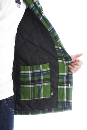 Koszula Antihero - Basic Eagle Flannel (green/blue)