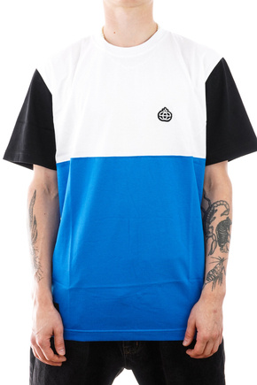 Koszulka Elade - Colour Block white/fresh blue/black