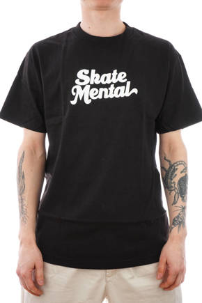 Koszulka Skate Mental - Script (black)