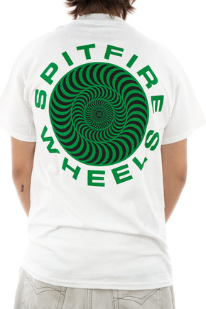 Koszulka Spitfire -  Classic 87 Swirl Fl (white/green)