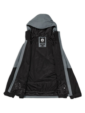 Kurtka snowboardowa Volcom - Vcolp Ins (dark grey)