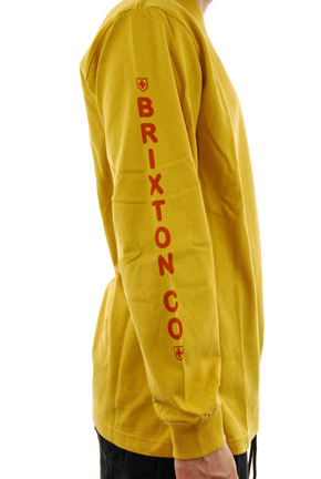 Longsleeve BRIXTON - Frame yellow