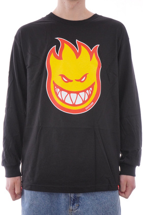 Longsleeve Spitfire -  BigHead (black/gold/red)