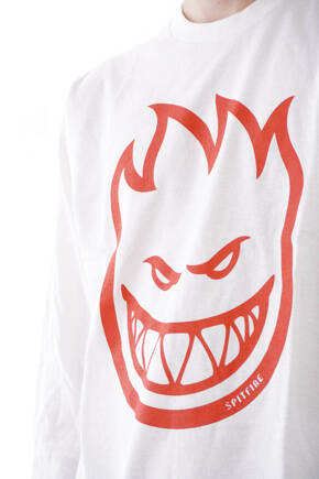 Longsleeve Spitfire -  BigHead (white/red)