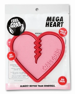 Pad antypoślizgowy Crab Grab Mega Heart (Bubblegum)