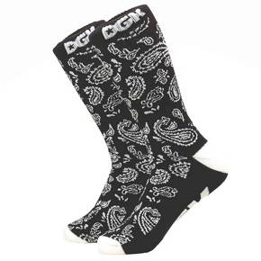 Skarpety DGK - Paisley (black)