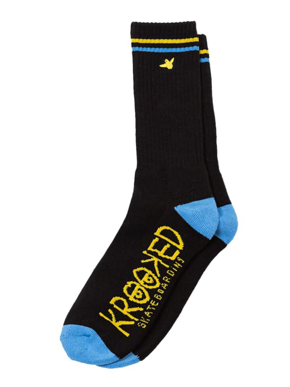 Skarpety Krooked - Bird (black)