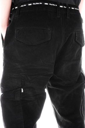 Spodnie DGK - O.G.S Cargo (corduroy) pants black