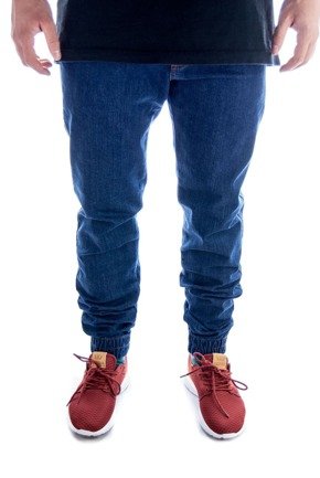 Spodnie Elade - Jogger indygo denim