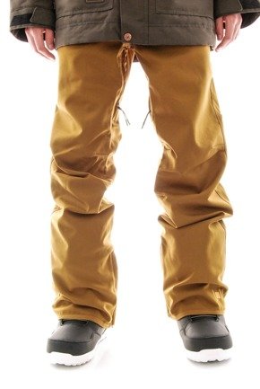 Spodnie snowboardowe L1 - Slim Chino tabacco