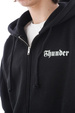 BluzaThunder - Zip Hoodie Worldwide (black/grey/green)