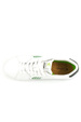 Buty Cariuma - SALVAS White Leather Green Logo and Black Sneaker 