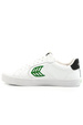 Buty Cariuma - SALVAS White Leather Green Logo and Black Sneaker 