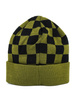 Czapka Foundation - Star & Moon Checker Cuff Beanie Olive/Black