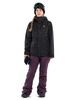 Damskie spodnie snowboardowe Volcom - Swift Bib Overall  (blackberry)