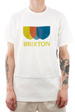 Koszulka BRIXTON - Alton Stripe (white)