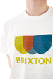 Koszulka BRIXTON - Alton Stripe (white)