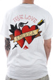 Koszulka Emerica - Love Triangle (white)